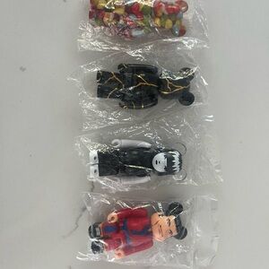 Black and Red Action Figure Set